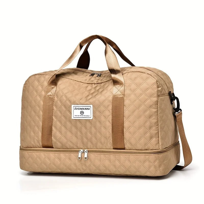 Casual nylon travel luggage bag