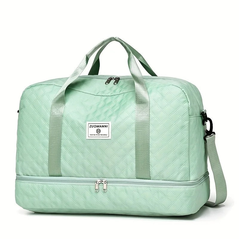 Casual nylon travel luggage bag