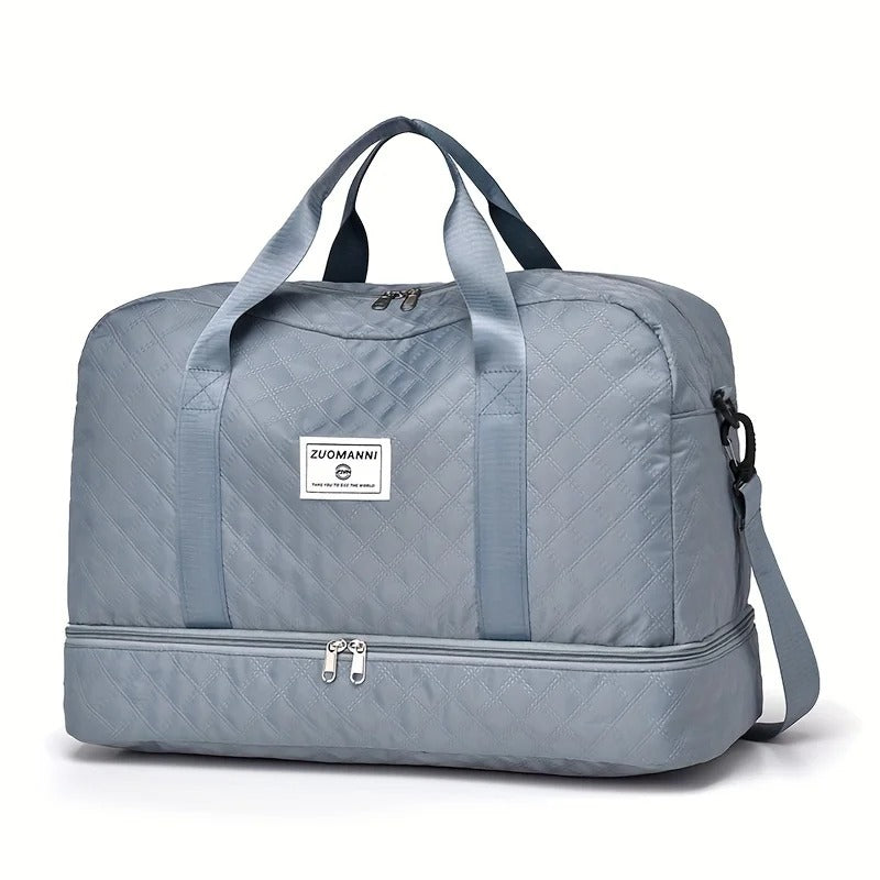 Casual nylon travel luggage bag