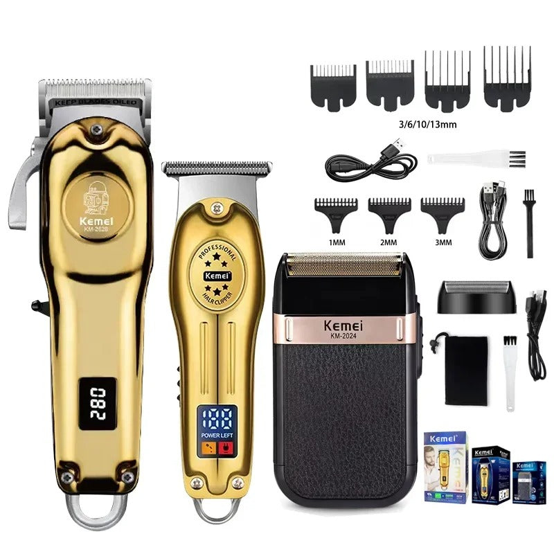 Hair Clipper Professional Cordless Men Hair Trimmer Men's Hair Cutting Machine