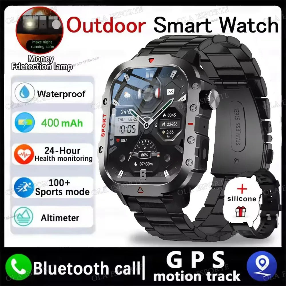 2025 New LED Men's Smartwatch Bluetooth