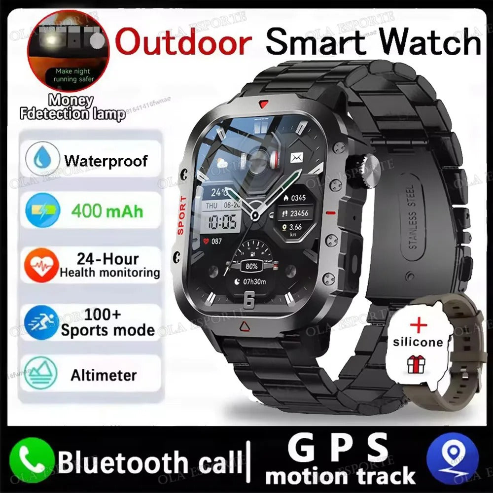 2025 New LED Men's Smartwatch Bluetooth