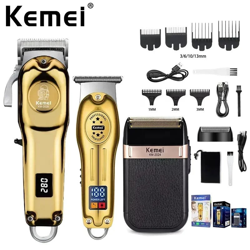 Hair Clipper Professional Cordless Men Hair Trimmer Men's Hair Cutting Machine