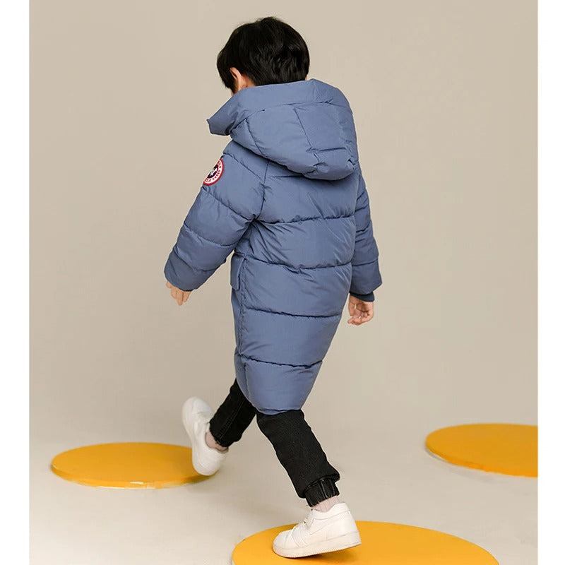 2-10 Years Autumn Winter Boys Jacket Solid Color Long