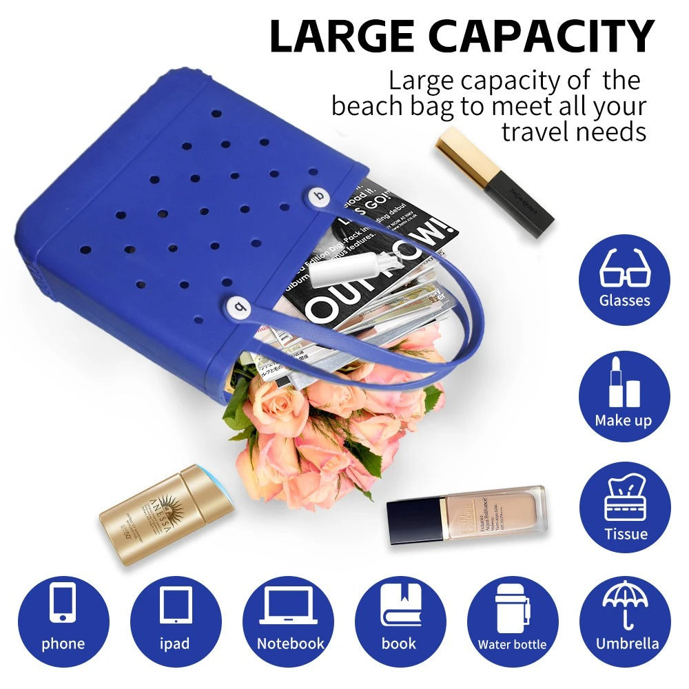 L/XL Beach Bags EVA Rubber Waterproof Tote Bag