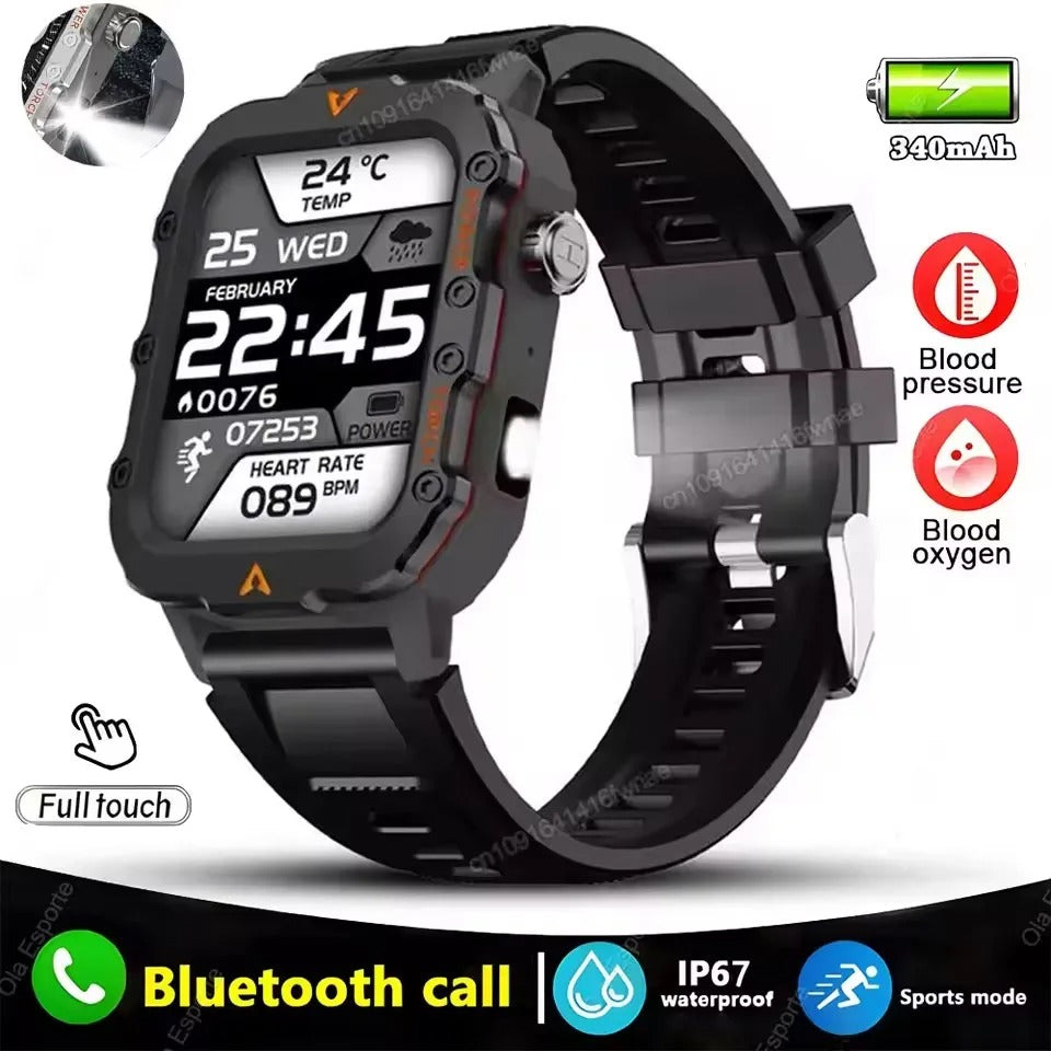 2025 New LED Men's Smartwatch Bluetooth