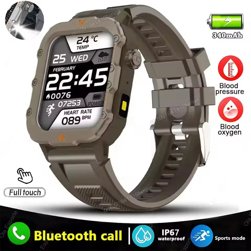 2025 New LED Men's Smartwatch Bluetooth